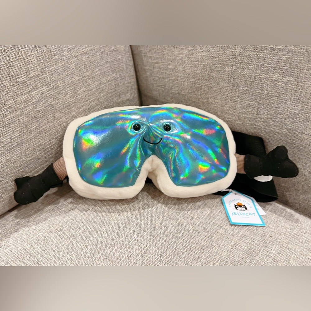 Jellycat Amuseables Sports Ski Goggles Collectible Brand New with Tags